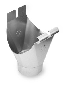 LUXOCYNK - Odpływ [Stal] 120mm/90mm - natural (RAL9023)